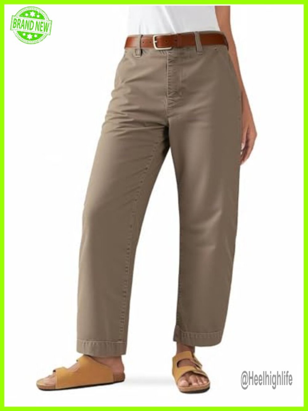 Straight Leg Low Rise Barrel Pants Casual Stretchy Vintage Carrot Chino Pants